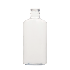 PET Plastic Flat Oval Bottle
