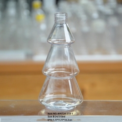 美しいクリスマスツリー 300ml クリスマス用ボールキャップ付きペットボトル