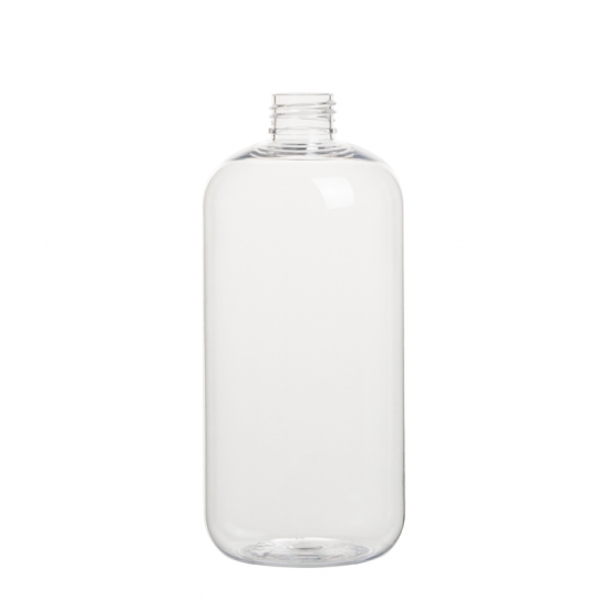 ホットセールボストンラウンド 500ml 化粧品容器透明ペットボトル