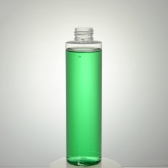  200ml 空のシリンダーラウンドペットボトル