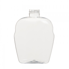  380ml ユニークなデザインの脂肪楕円形のペット化粧品パッキングプラスチックボトル