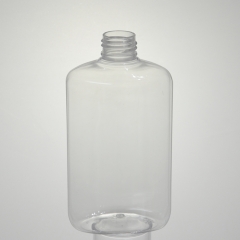 255mlのプラスチック製の空の平らな正方形の水筒